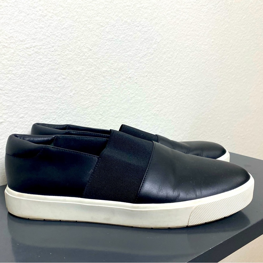 Vince leather slip-ons